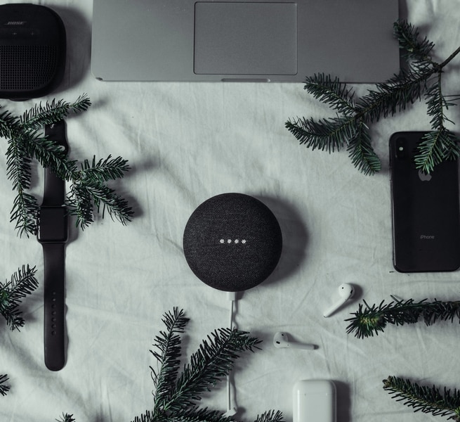 Google mini Assistente vocale e Somfy