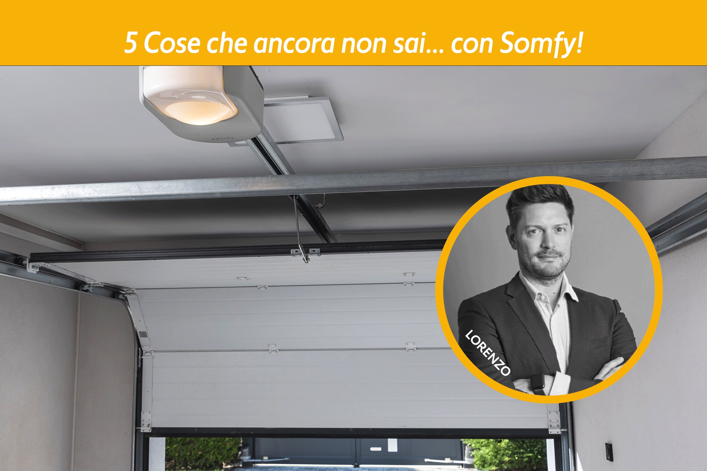 Garage motorizzato  5 cose che ancora non sai con Somfy