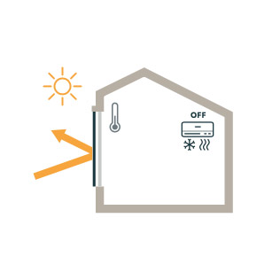 thermal comfort illustration winter day scene